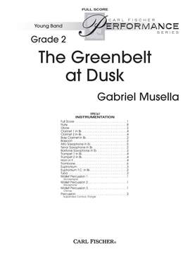 Gabriel Musella: The Greenbelt at Dusk