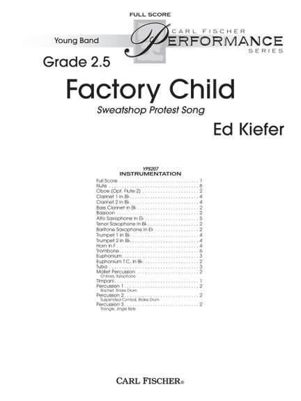 Kiefer, E: Factory Child