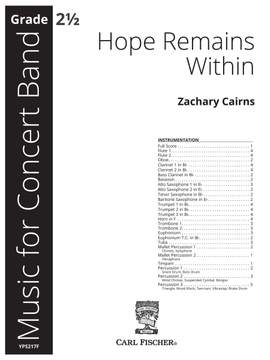Zachary Cairns: Hope Remains Within