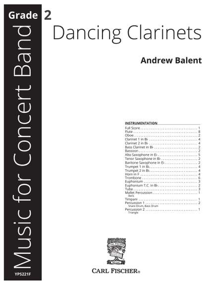 Andrew Balent: Dancing Clarinets