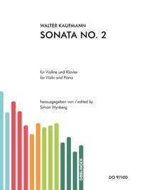 Kaufmann, W: Sonata No. 2