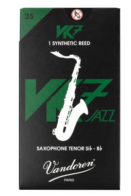 Vandoren Tenor Saxophone Synthetic VK7 Jazz Reed - Strength 25