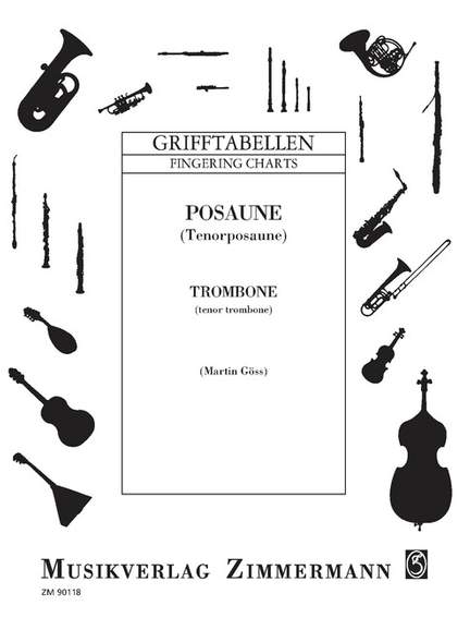 Fingering Table for Trombone (tenor)