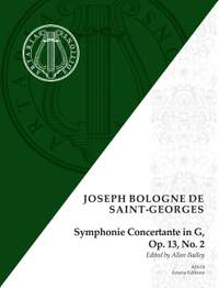 Saint-Georges, J B C d: Symphonie Concertante in G op. 13/2