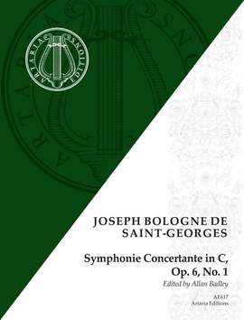 Saint-Georges, J B C d: Symphonie Concertante in C C major op. 6/1