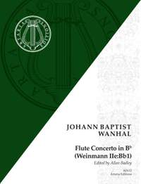 Wanhal, J B: Flute Concerto in Bb B flat major Weinmann IIe:Bb1
