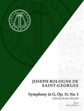 Saint-Georges, J B C d: Symphony in G G major op. 11/1