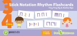 Stick Notation in 3 Time Flashcards