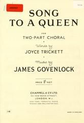 James Govenlock: Song To A Queen