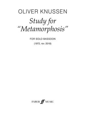 Oliver Knussen: Study for "Metamorphosis"