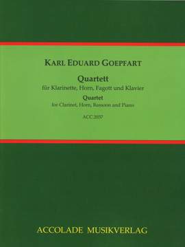 Goepfart, K: Quartett für Klarinette, Horn, Fagott und Klavier