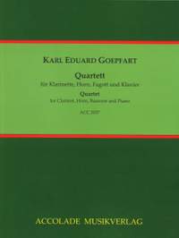 Goepfart, K: Quartett für Klarinette, Horn, Fagott und Klavier