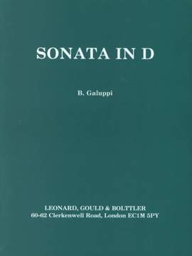 Galuppi, B: Sonata D-Dur