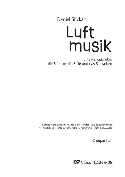 Stickan, Daniel: Luftmusik