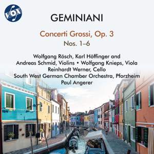 Geminiani: Concerto Grosso, Op. 3