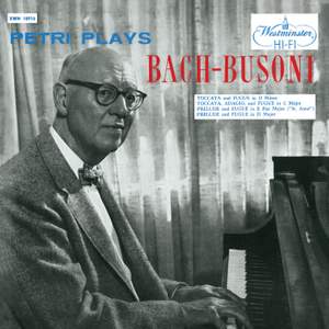 Egon Petri plays Bach