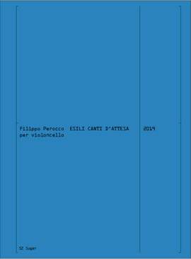 Filippo Perocco: Esili canti d'attesa