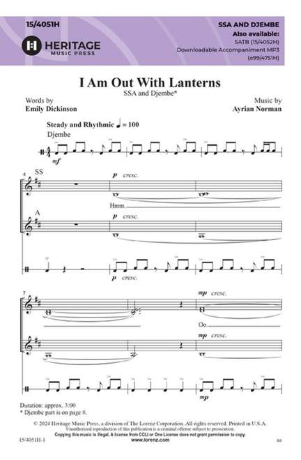 I Am Out With Lanterns