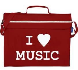 Mapac Music Bag: Primo I Love Music (Maroon)