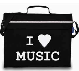 Mapac Music Bag: Primo I Love Music (Black)