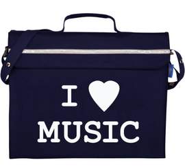 Mapac Music Bag: Primo I Love Music (Navy)