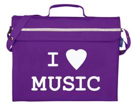 Mapac Music Bag: Primo I Love Music (Purple)