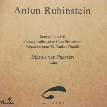 Anton Rubinstein: Sonata, Prelude & Variations