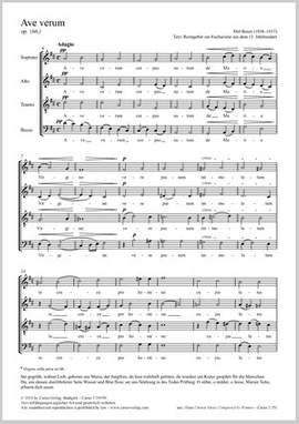 Bonis, Mel: Ave verum op. 166,1