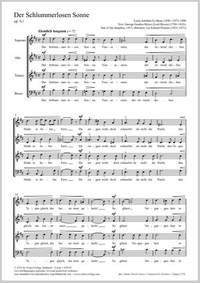 Le Beau, Luise Adolpha: Der Schlummerlosen Sonne op. 9,1
