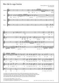 Aelotti, Vittoria: Hor che la vaga Aurora