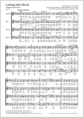 Peyron, Ika: Lofsang efter David op. 14