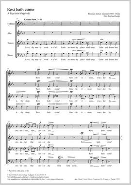 Marshall, Florence Ashton: Rest hath come