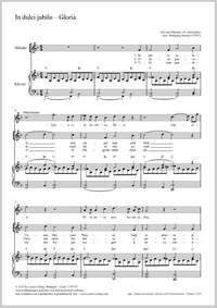 Gentner, Wolfgang: In dulci jubilo  Gloria