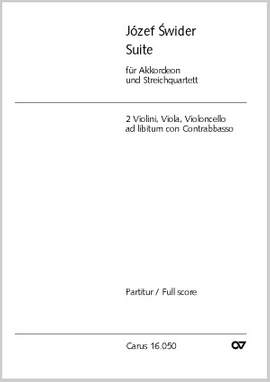 Swider, Józef: Suite für Akkordeon und Streichquartett