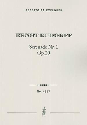 Rudorff, Ernst: Serenade Nr. 1 Op. 20 for orchestra
