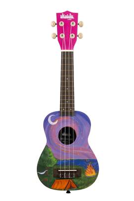 Kala Ukadelic Soprano Ukulele Happy Camper