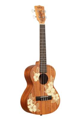 Kala Hibiscus Mahogany Tenor Ukulele with Bag