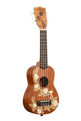 Kala Gardenia Mahogany Soprano Ukulele with Bag