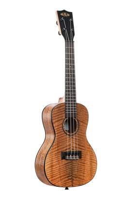 Kala Curly Mango Concert Ukulele with logo bag