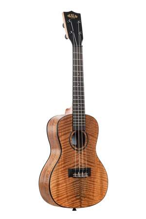 Kala Curly Mango Concert Ukulele with logo bag