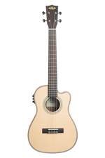 Kala Solid Spruce Striped Ebony Baritone Cutaway with EQ Product Image