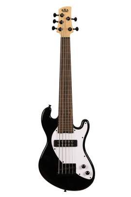Kala Solid Body 5-String Black Fretless U•BASS