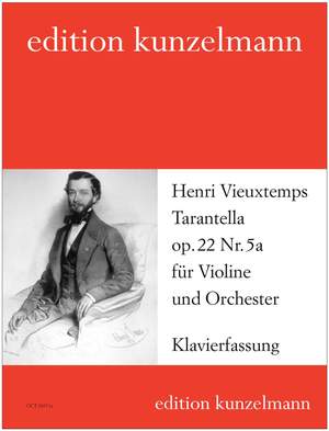 Vieuxtemps: Tarantella op. 22/5a, for violin and piano