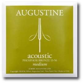 Augustine Strings for Acoustic Guitar Acoustic Phosphor Bronze Set Medium 13-56