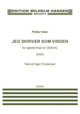 Phillip Faber: Jeg Skriver Som Vinden