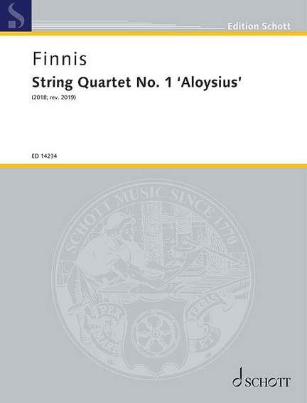Finnis, E: String Quartet No. 1 'Aloysius'