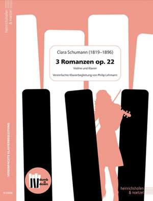 Schumann, C: 3 Romanzen op. 22 op. 22
