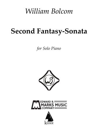 William Bolcom: Second Fantasy Sonata