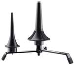 K&M Foldable Four Peg Base Black Product Image