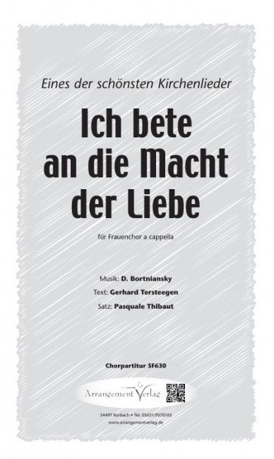 Ich bete an die Macht der Liebe